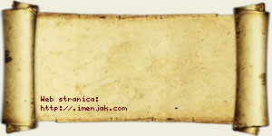 Irena Velinović vizit kartica